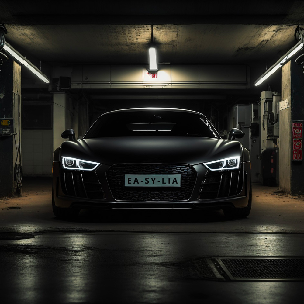 Photo d'une audi R8 pour faire la transition entre la page cabinets d'assurance et automobile.